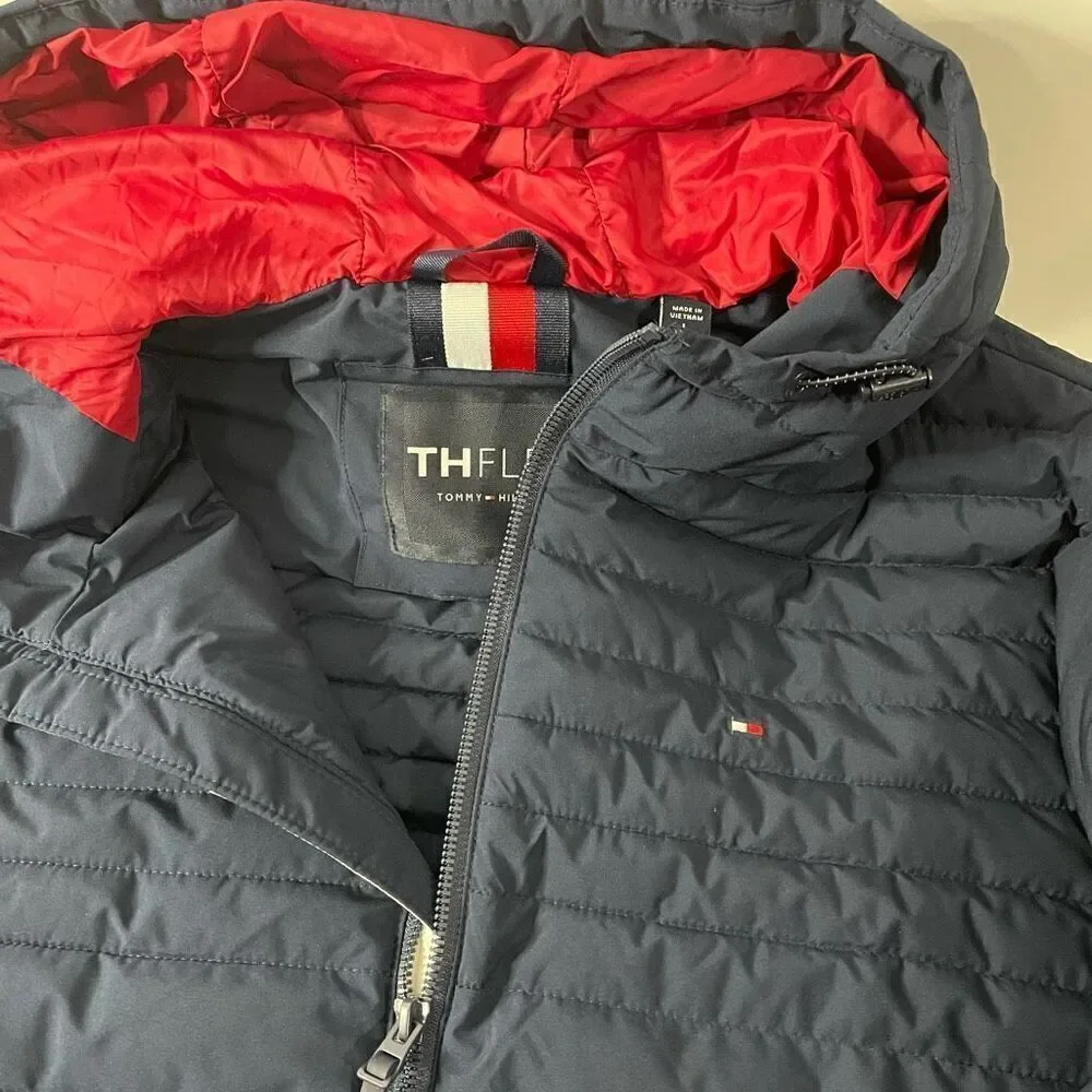 New! Tommy Hilfiger| Mens Jacket| Comfort Bi-Stretch|Lightweight insulation| Zip